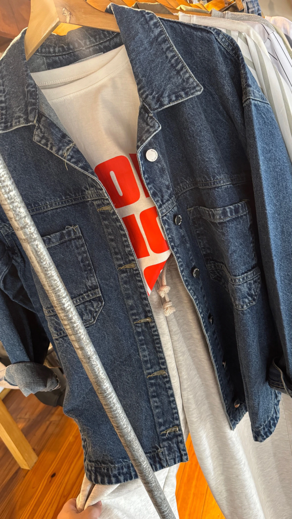 Camisaco jean vintage